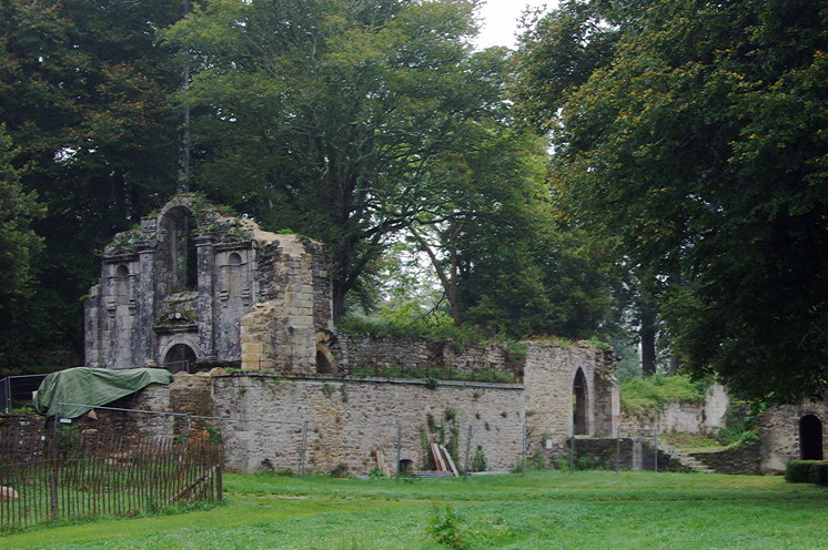 Abbaye de St Maurice, remains of abbey church