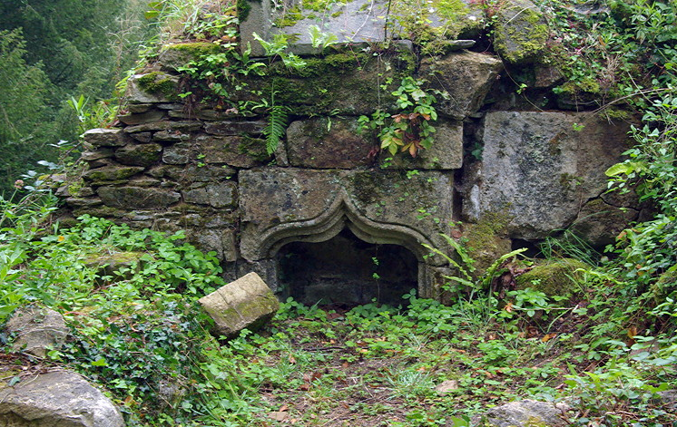 Abbaye de St Maurice, remains of church