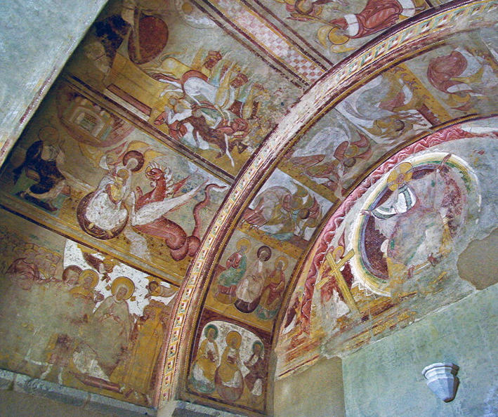 Abbey of Saint Savin - fresco in the west porch.png