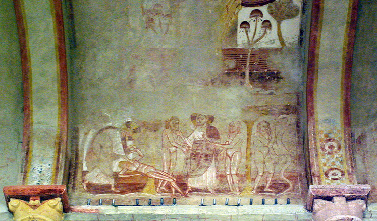 Abbey of Saint Savin- frescoof the Creation.png