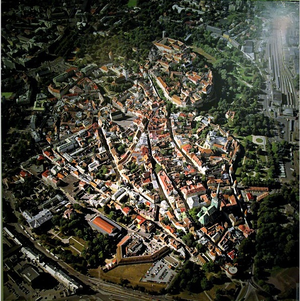 Aerial View Of The Old Town