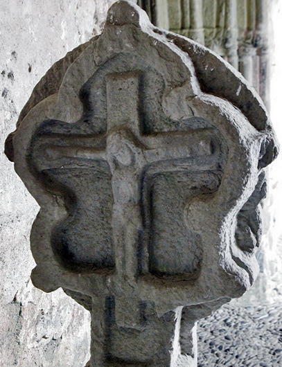 Audressein, Église Notre-Dame-de-Tramesaygues - calvary