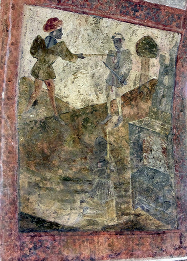 Audressein, Église Notre-Dame-de-Tramesaygues - porch frescoes