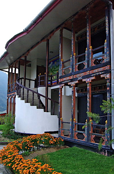 Bedroom block, Yangkhill Resort, Trongsa, Bhutan