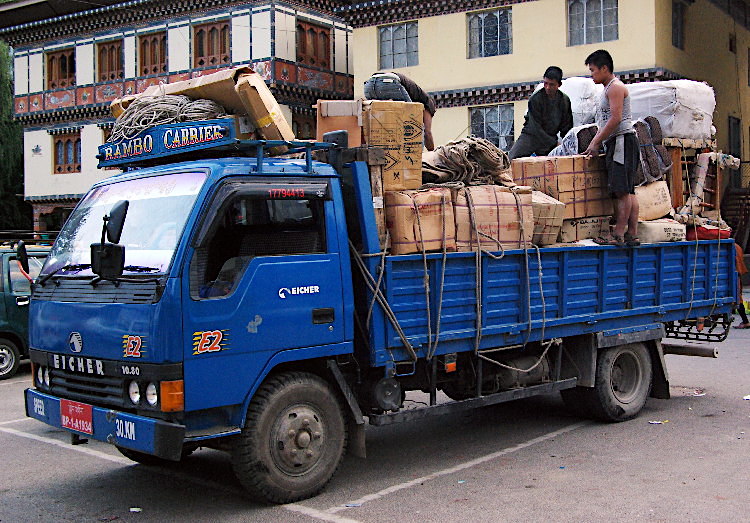 Bhutan - lorry