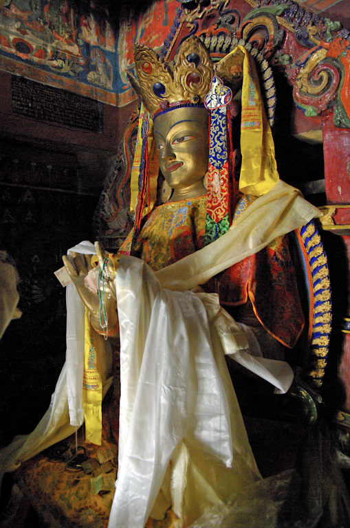 Buddha, Chamchung Temple, Basgo Gompa