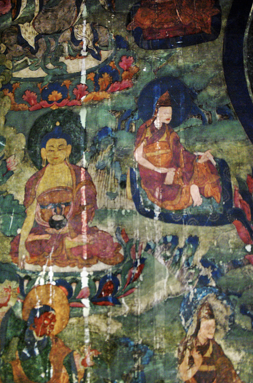C17th paintings in the Lhang, Shey Palace