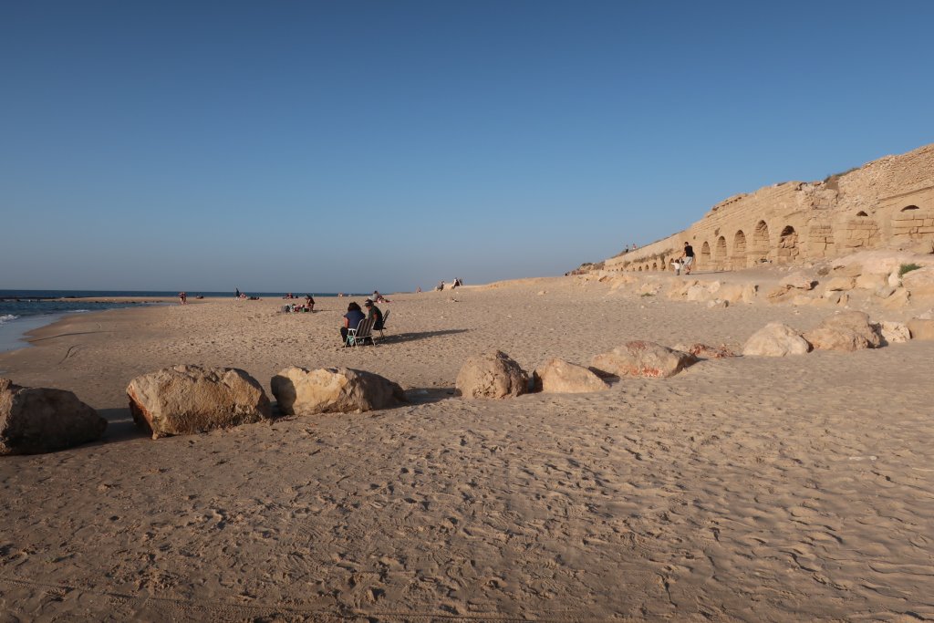 Caesaria Aqueduct Beach