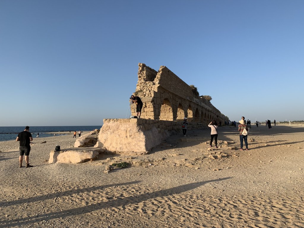 Caesaria Aqueduct Beach