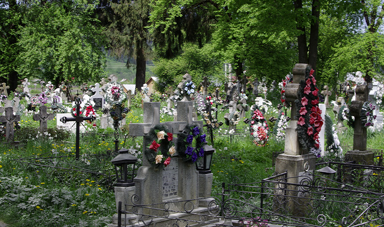Cemetery, Moldovita Monastery