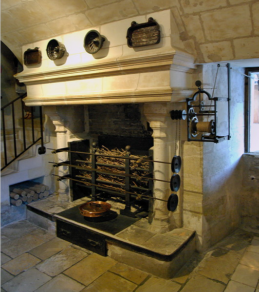 Château de Chenonceau - kitchen hearth.png