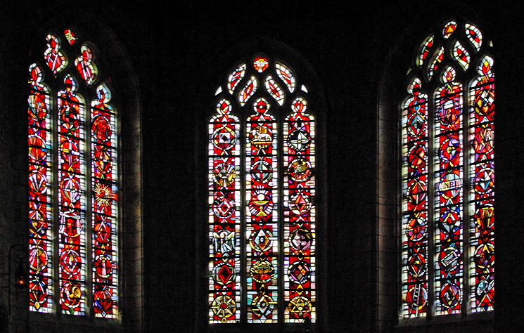 Church of St Alban, Elven - east window