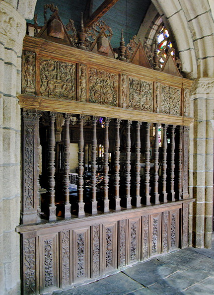 Church of St Herbot, parclose screen