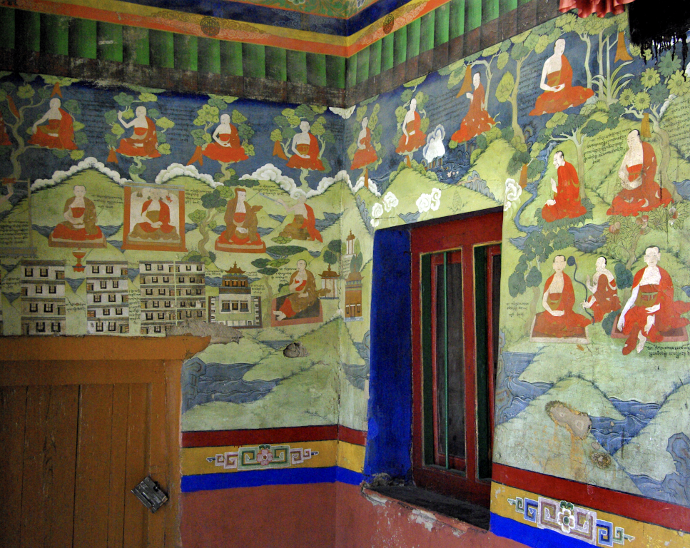 Confessional Buddhas and Arhats, Bakkang, Likir Gompa