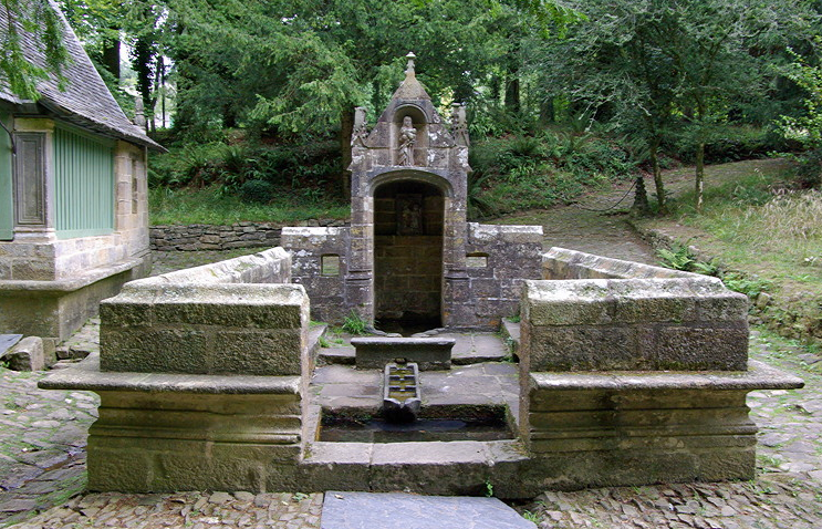 Daoulas Abbey fountain