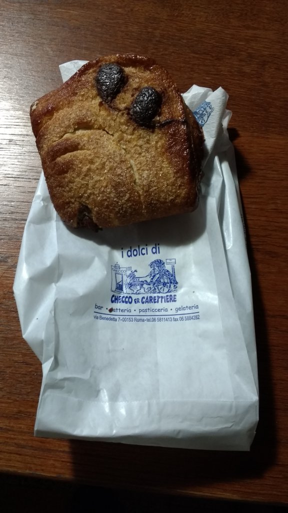 Delicious chocolate filled pastry
