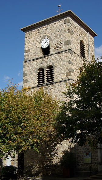 Désaignes, church