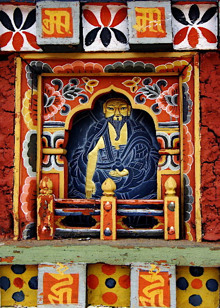 Detail from  central chortan, Dochula Pass, Bhutan