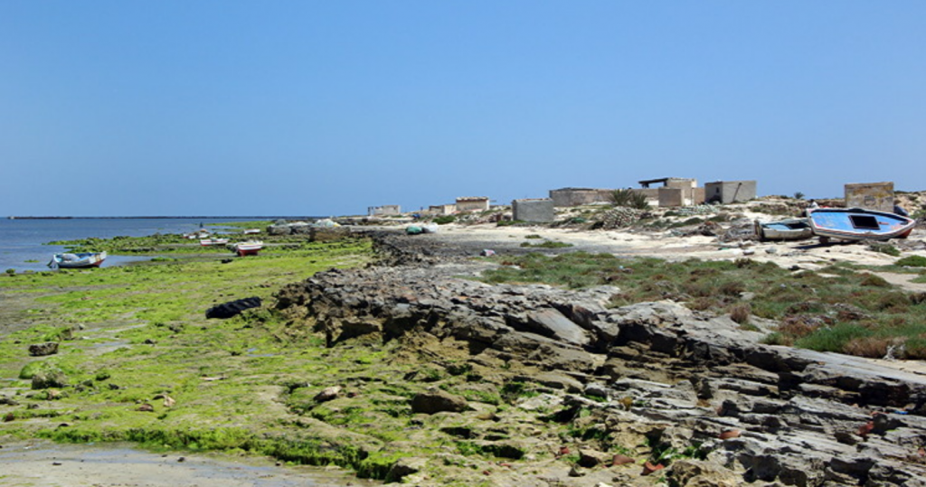 Djertba - fishing huts at Borj Jillij