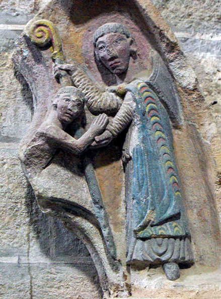 Église du Prieuré de Chamalieres-sur-Loire - C13th carving