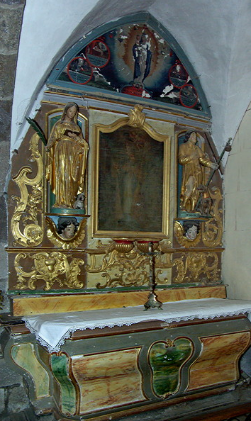 Église St-Martin-Cantalès - south altar