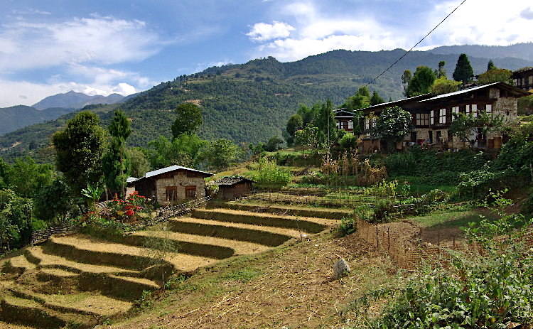 Farmhouse near Radi, Bhutan