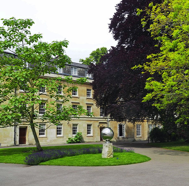 Garden Quad and sundial, Balliol College, Oxford