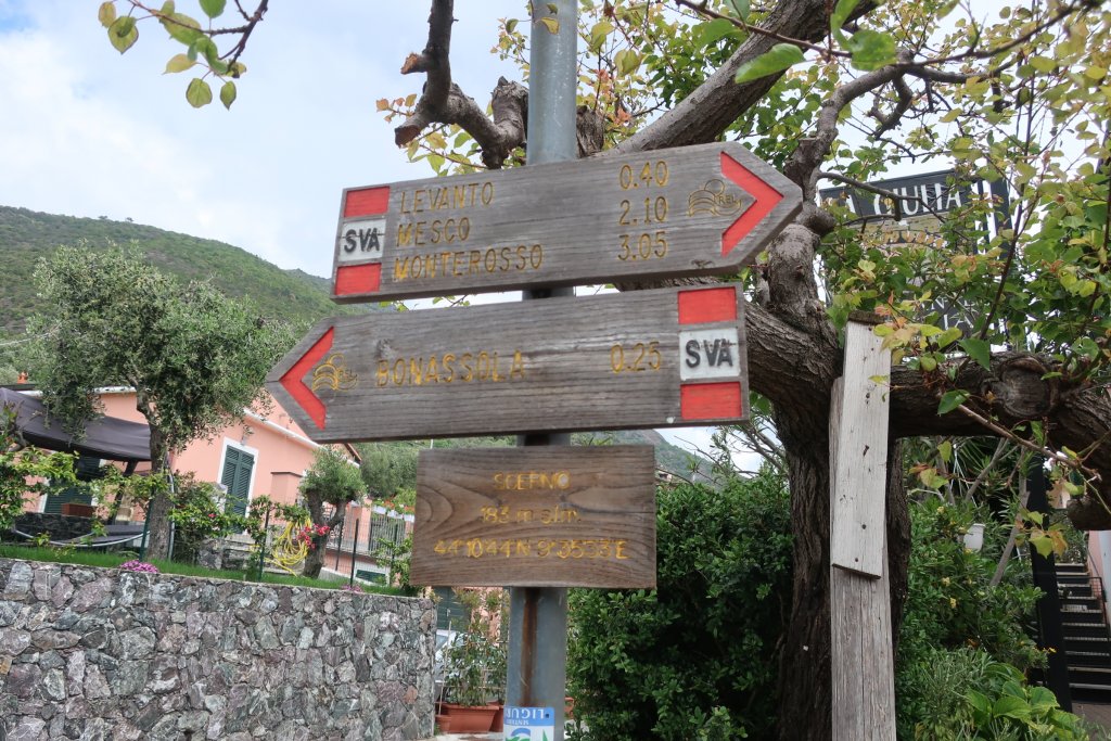 Hike from Levanto to Bonassola