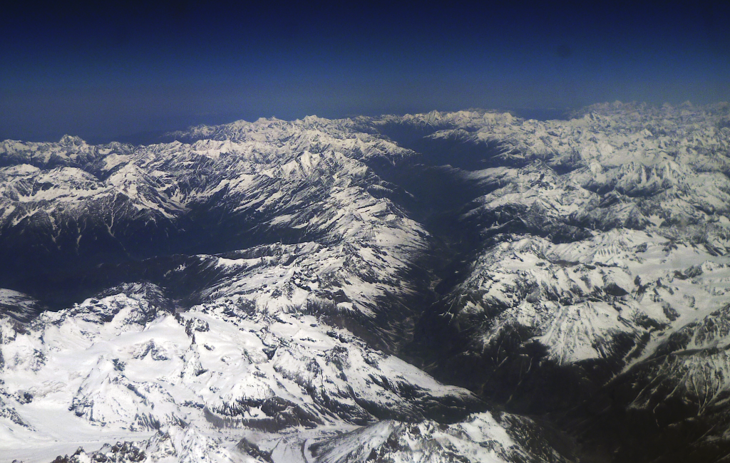 Himalayas from the air