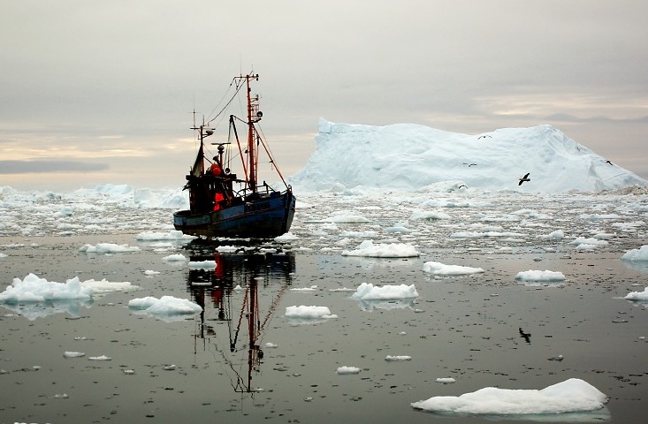 Ilulissat Ice Fjord, Fishing Boat