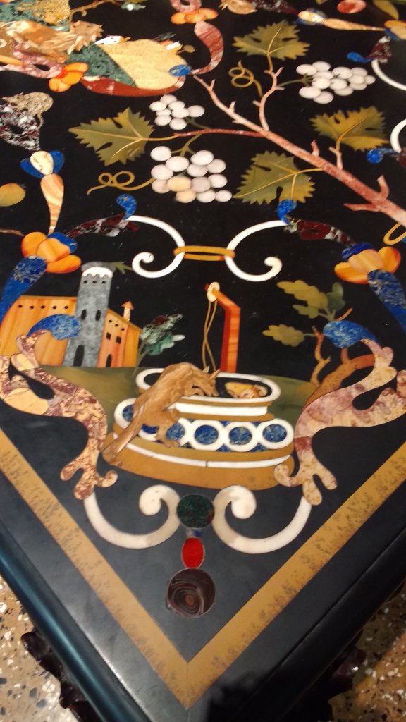 Inlaid table at Ca'Rezzonico