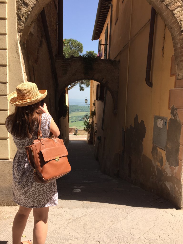 Jessica in Montepulciano