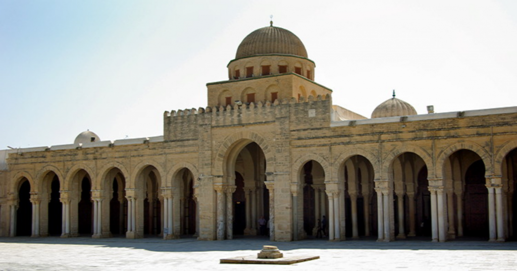 Kairouran Great Mosque - Courtyard and Prayer Hall