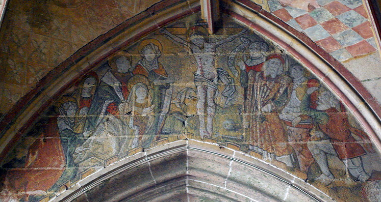 Kernascléden church, Crucifixion