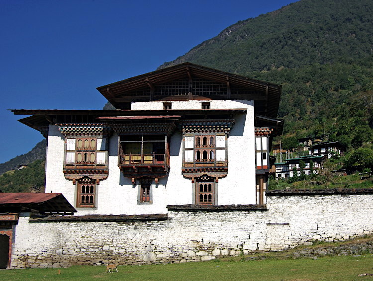 Kuenga Rabten Palace, near Trongsa, Bhutan