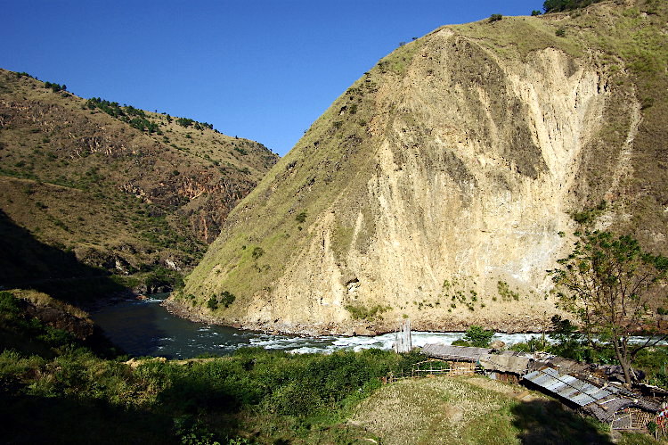 Kulong Chhu River above Gom Kora, Bhutan