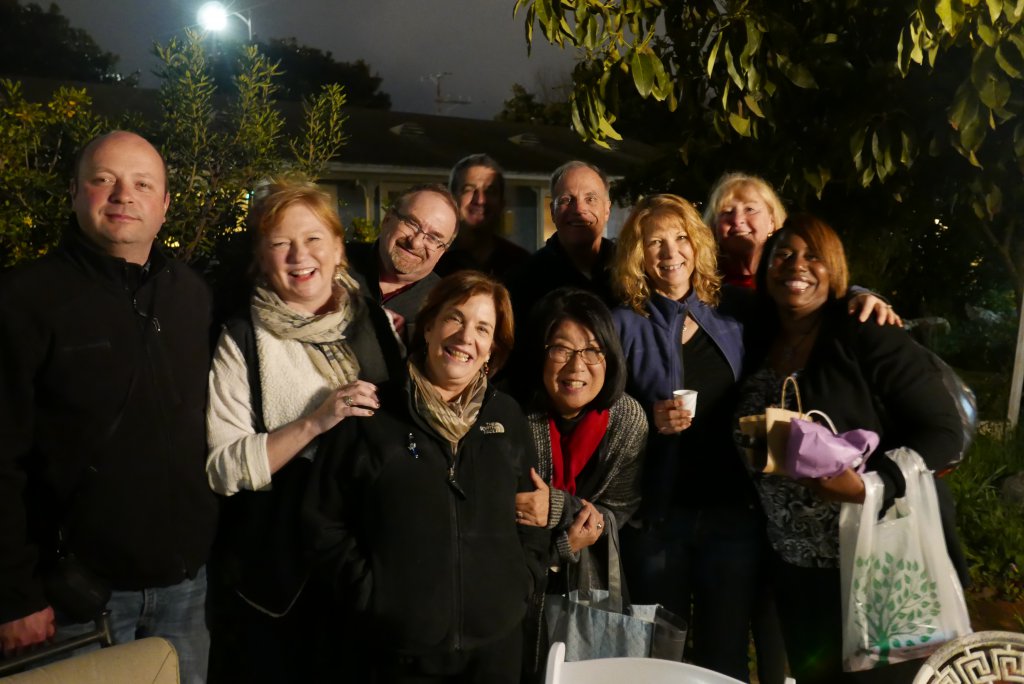 L-R: Sandi, Jerry, Colleen, Mike, Keith, Beth, Palma and Irene