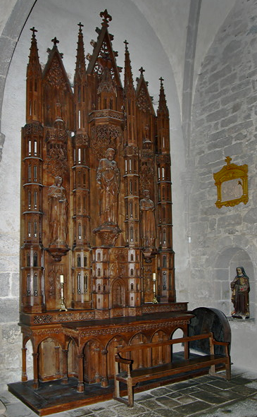 Laroquebrou, Église St-Martin - side altar