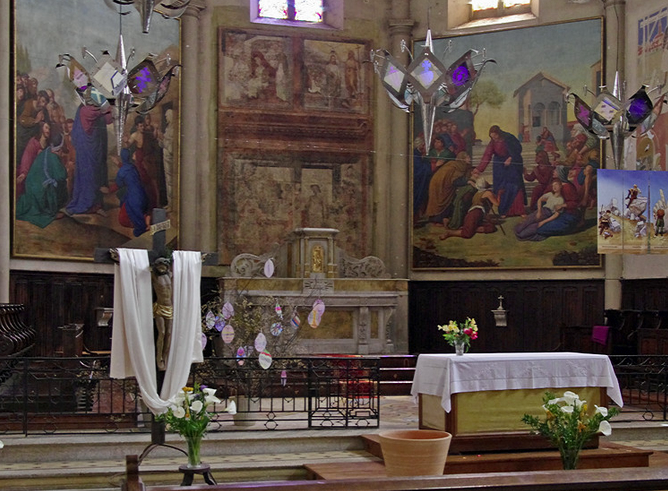 Lezat-sur-Lèze, Èglise St-Jean-Baptiste - chancel