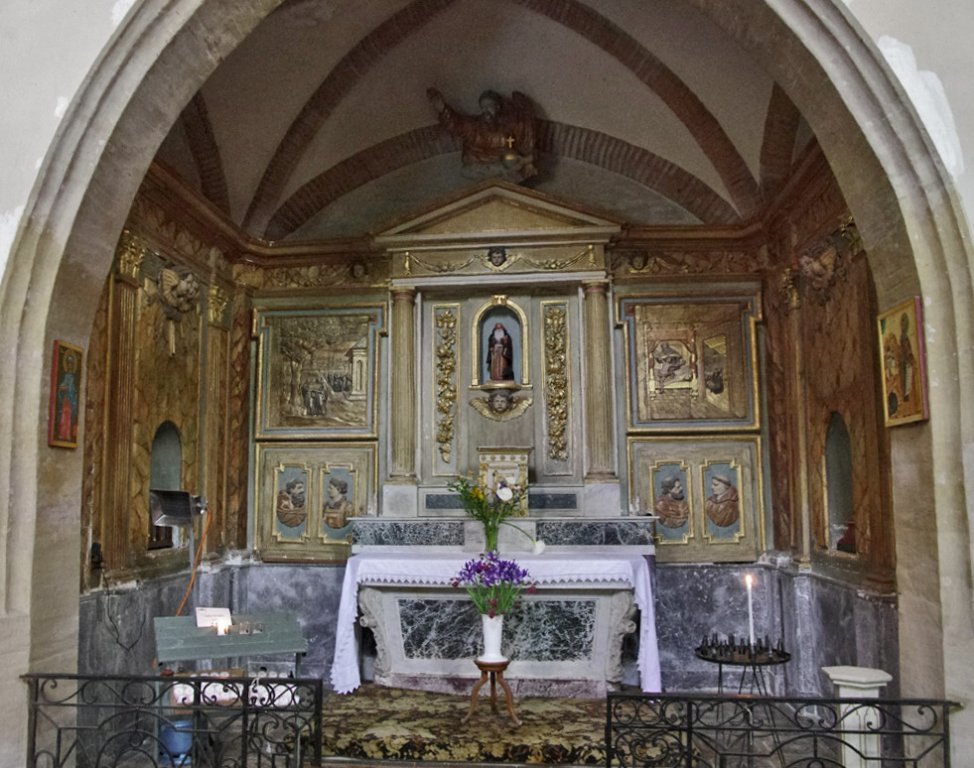 Lezat-sur-Lèze, Èglise St-Jean-Baptiste - side chapel