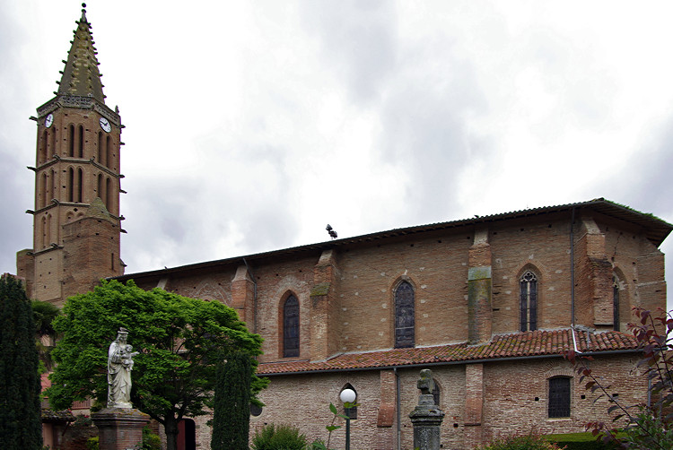 Lezat-sur-Lèze, Èglise St-Jean-Baptiste