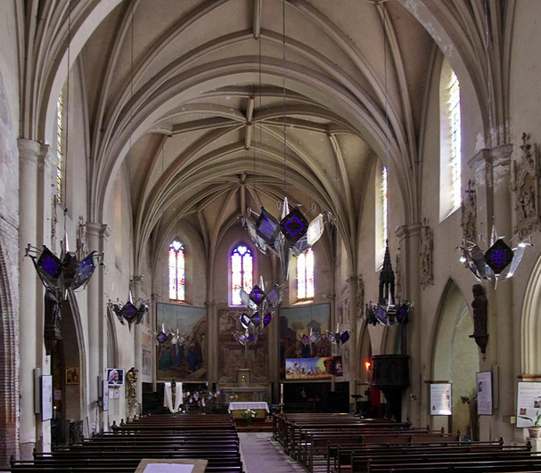 Lezat-sur-Lèze, Èglise St-Jean-Baptiste