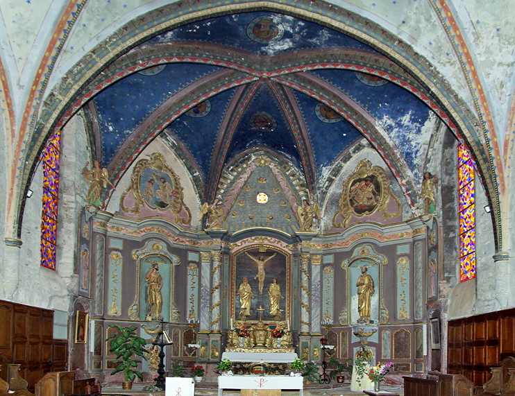 Loubressac, Église St-Jean Baptist, chancel