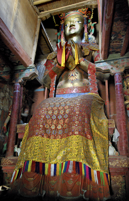 Maitreya Buddha, Chamba Llakhang, Basgo Gompa