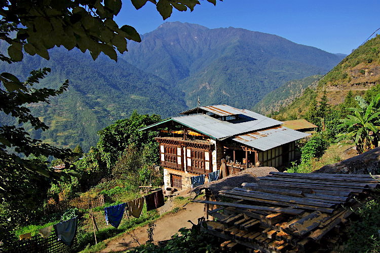 Mangde Chhu valley, to the south of Trongsa, Bhutan