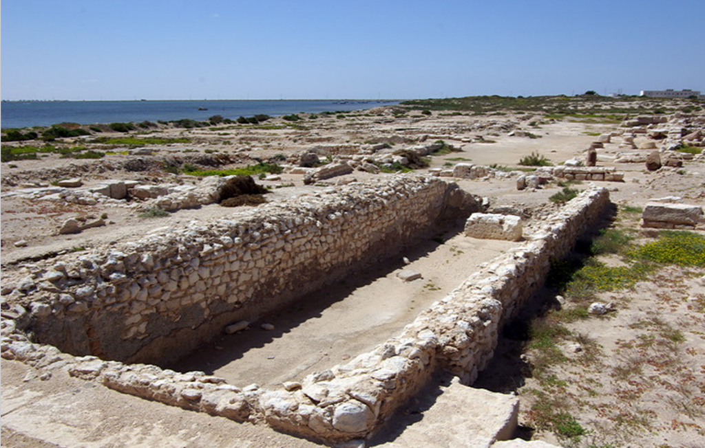 Meninx Roman site, Djerba - partially excavated area