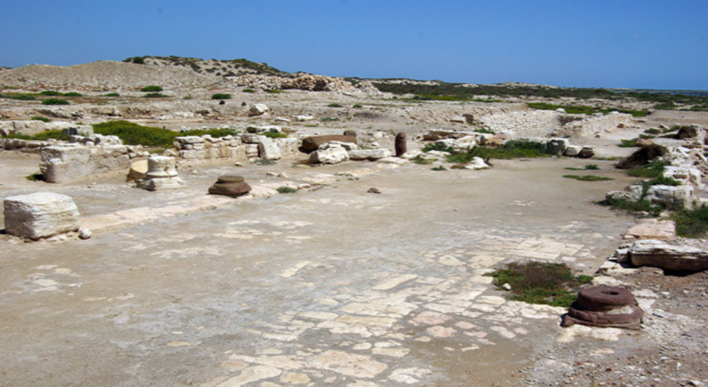 Meninx Roman site, Djerba - partially excavated area