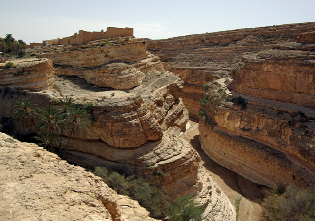 Mides Old Town standing above the gorge