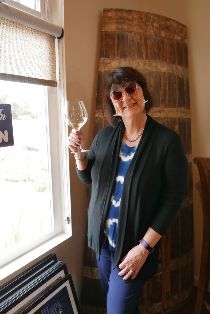 Mindy Smith at Longoria wine tasting room, in Lompoc