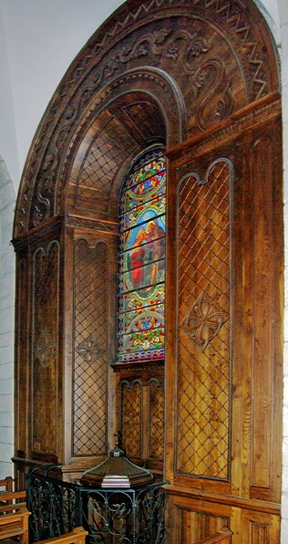 Montfaucon-en-Velay, Église St Pierre - baptistry